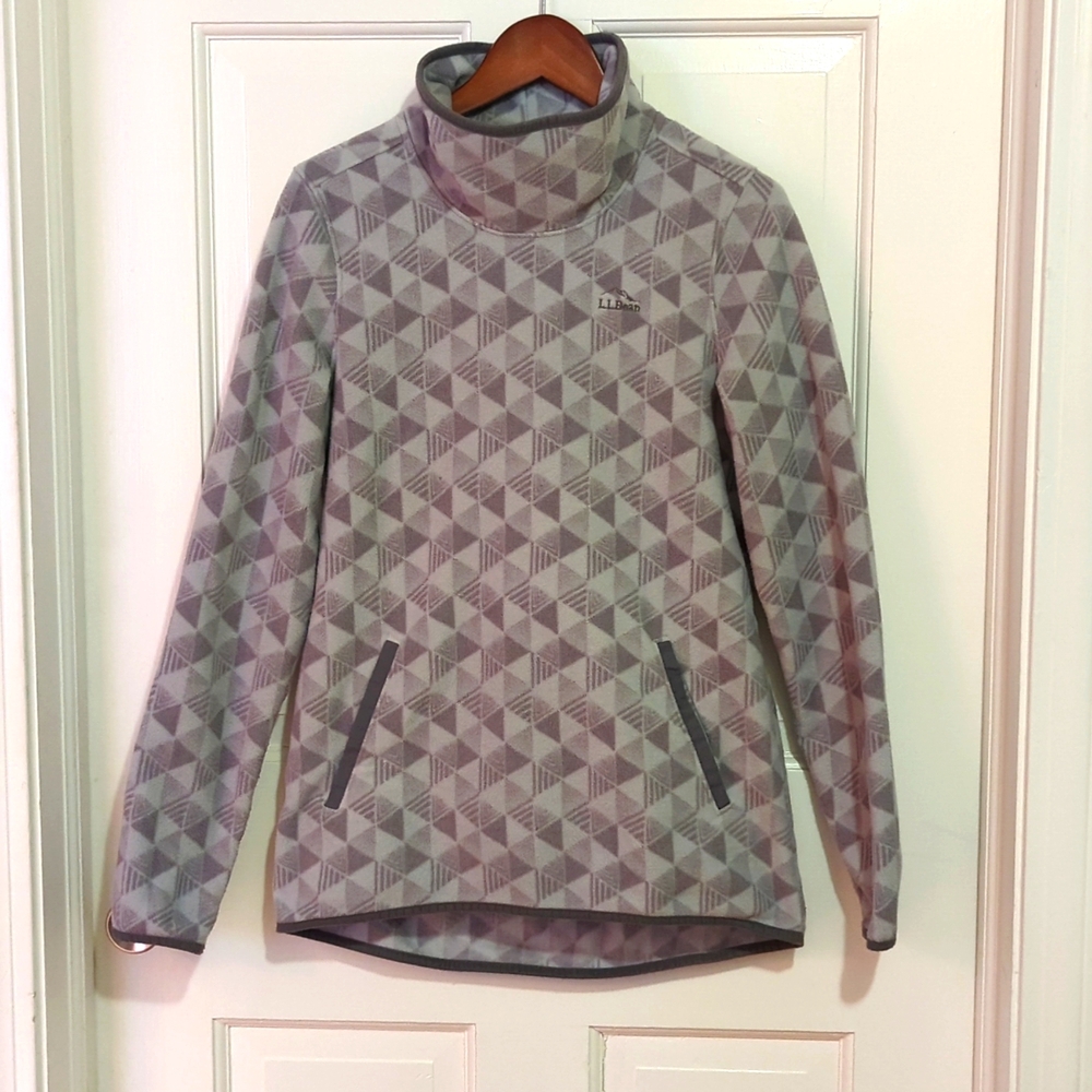 L.L. Bean Aztec Pullover Fleece